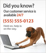 Nuestro servicio al cliente es 24x7. Llamenos al 91 1111111